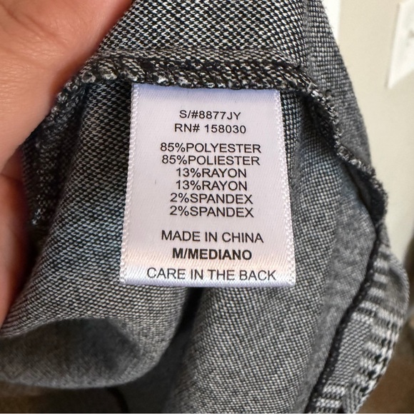 Love Tree Houndstooth Open Blazer Medium Womens - Picture 4 of 5